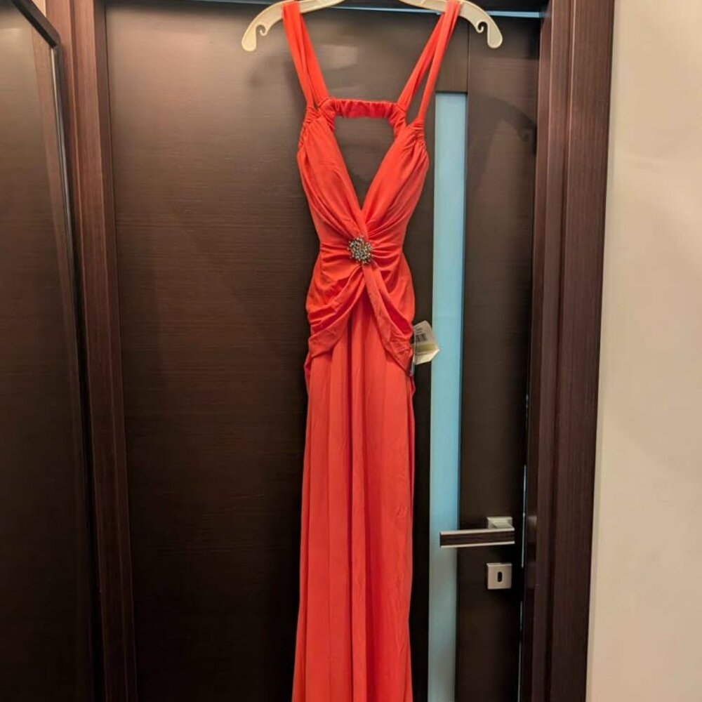 Ignite Evenings by Carol Lin Coral Prom Dress – Size 4 NWT